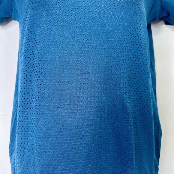 Lululemon Breeze By Short Sleeve Night Tide Blue Top No Size - Picture 7 of 12